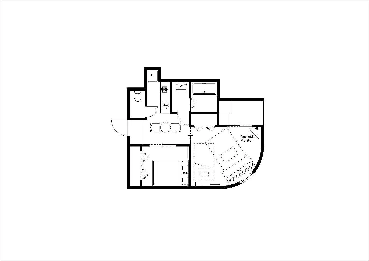 アパート Osaka House Honkan