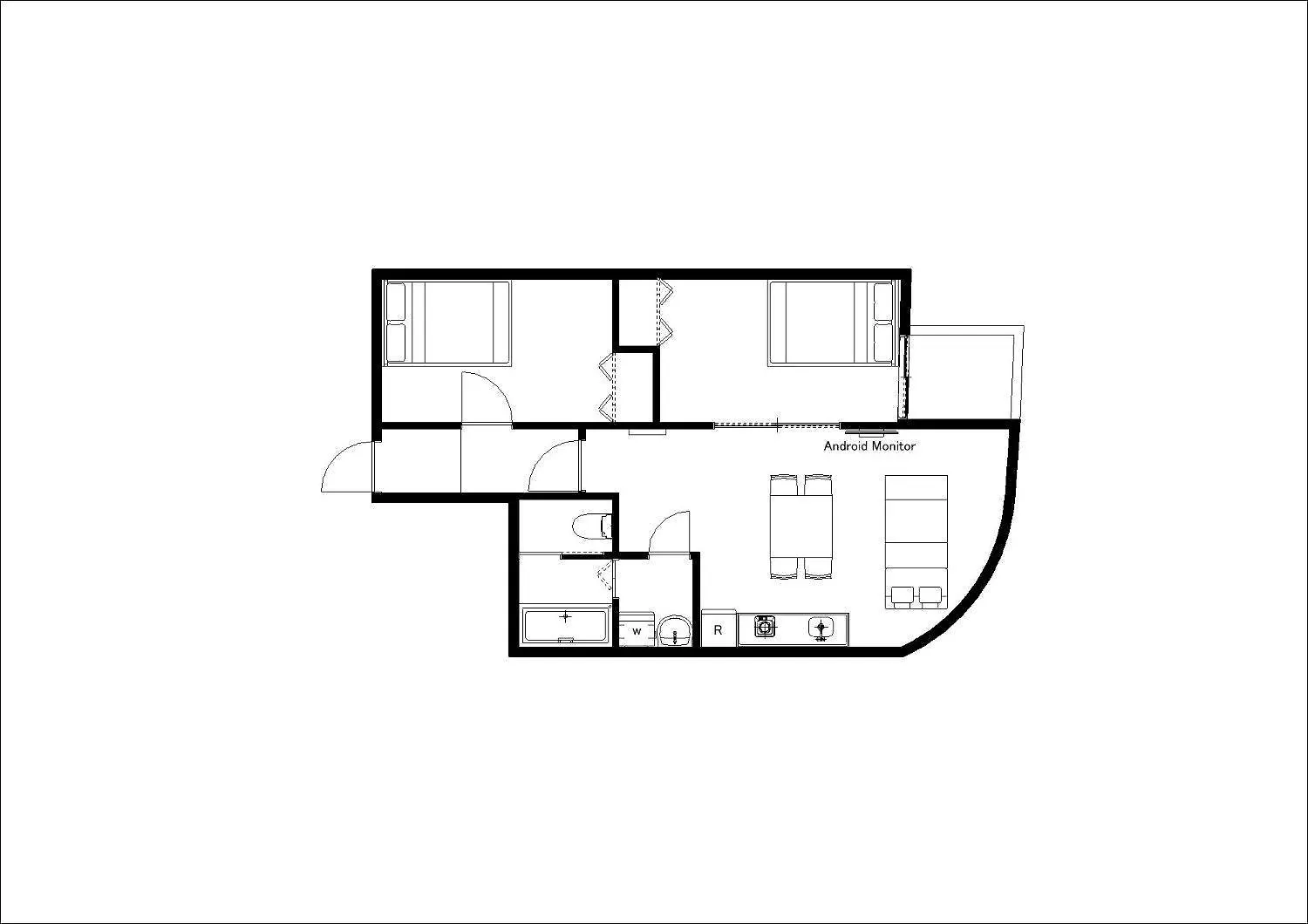 Apartment Osaka House Honkan